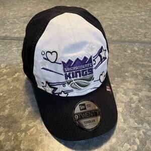 NWT Sacramento Kings New Era 9Twenty Baseball Cap Hat Toddler Embroidered NBA